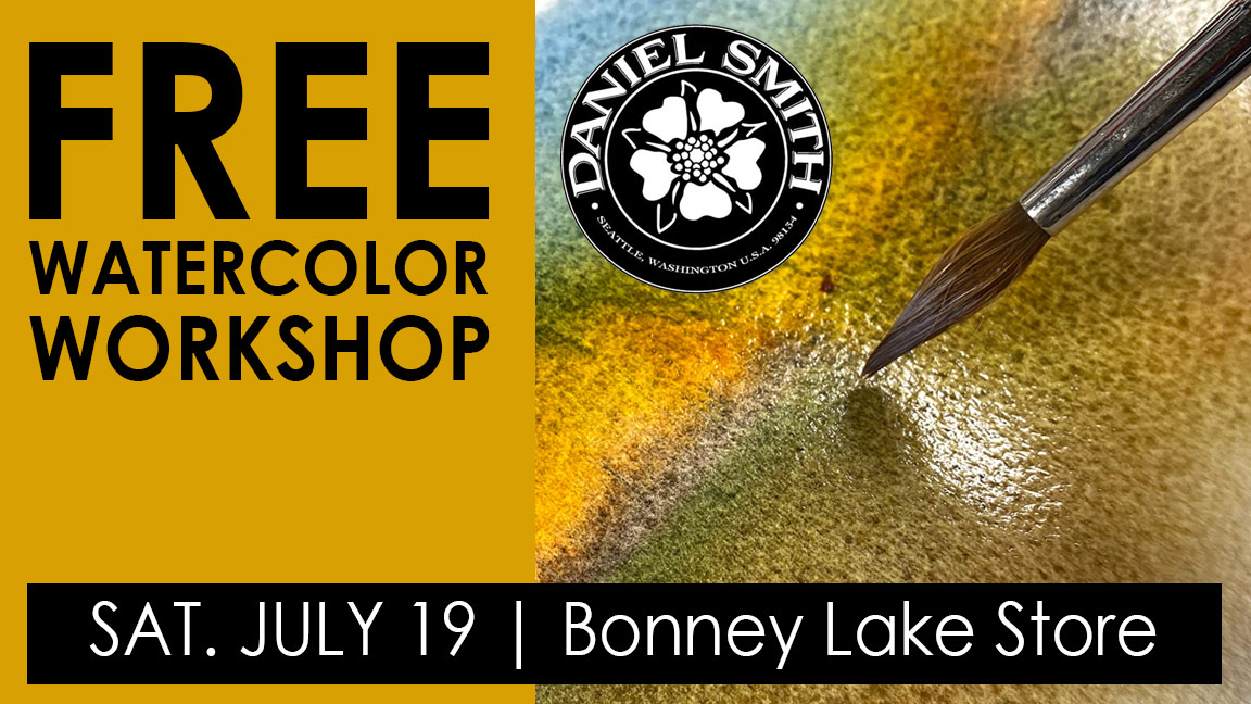 Free Watercolor Workshop, July 19
