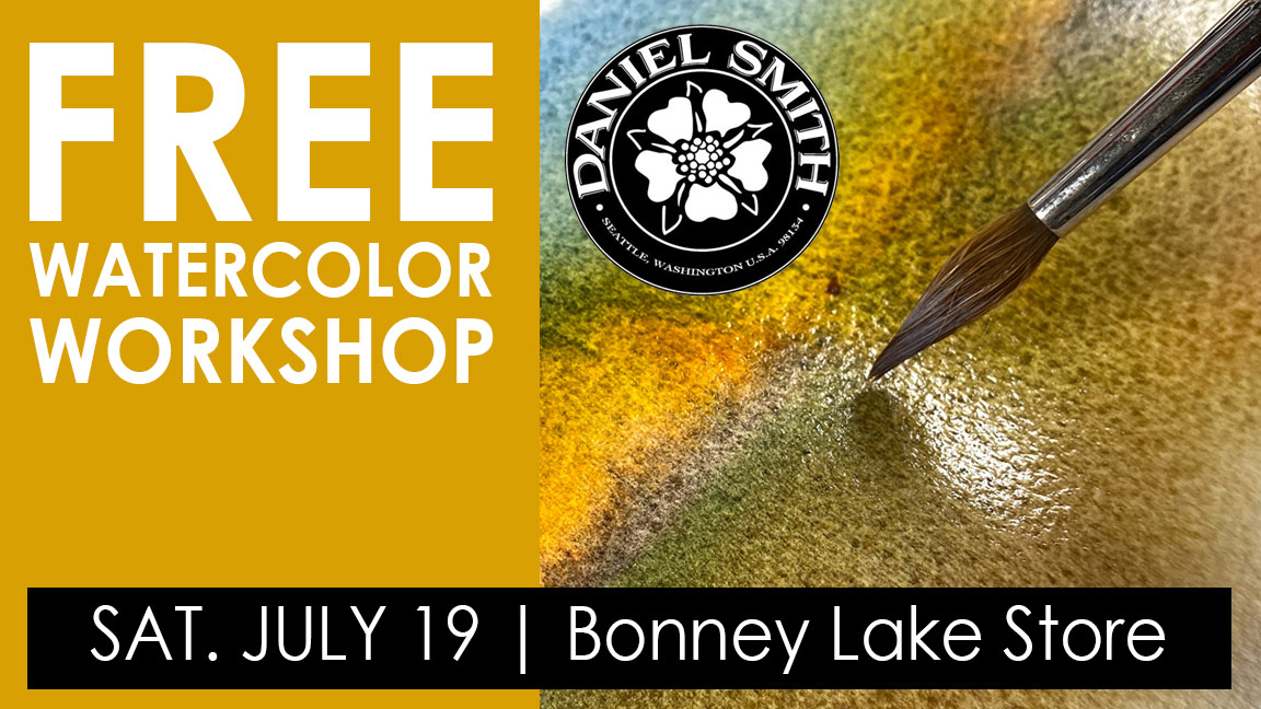 Free Watercolor Workshop, July 19