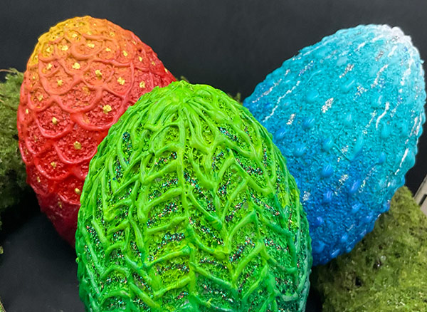 DIY Dragon Eggs closeup