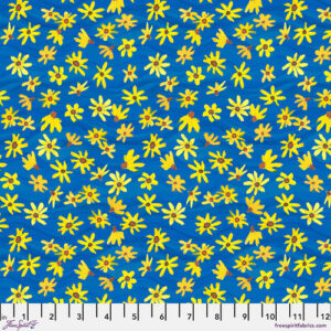 SISTERS MOUNTAIN MEADOW fabric by Kathy Deggendorfer for Free Spirit Fabrics - PWKD004.SUNSHINE