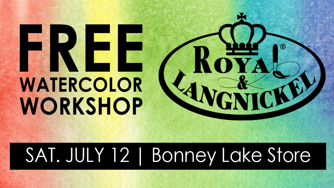 Free Watercolor Workshop with Royal Langnickel artist.