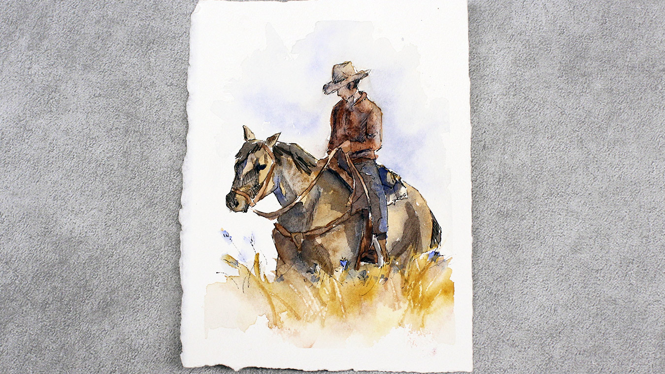 Watercolor Class: Cowboy