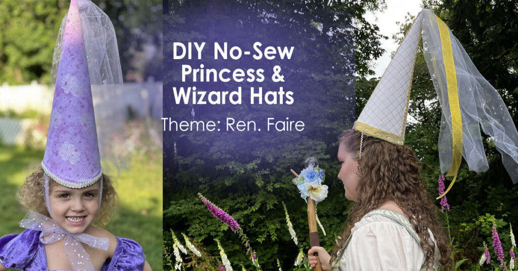 DIY No-Sew Princess and Wizard Hats
