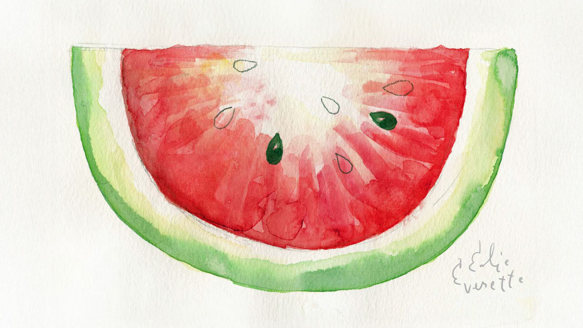 Watercolor Painting Class: Watermelon