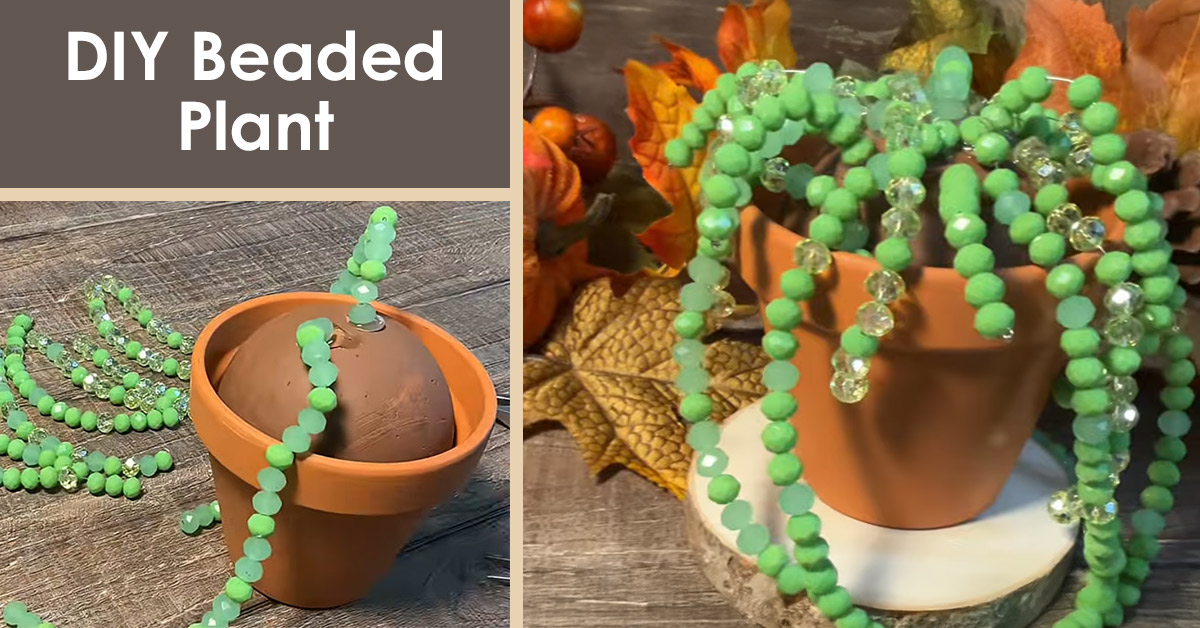DIY Beaded Plant | Ben Franklin Crafts and Frame Shop