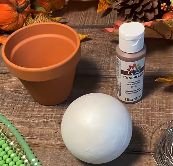 DIY Beaded Plant