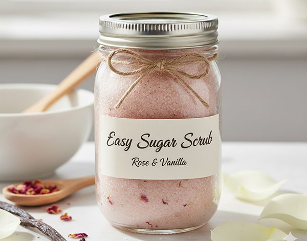 Last-Minute DIY Gift Idea: Sugar Scrub