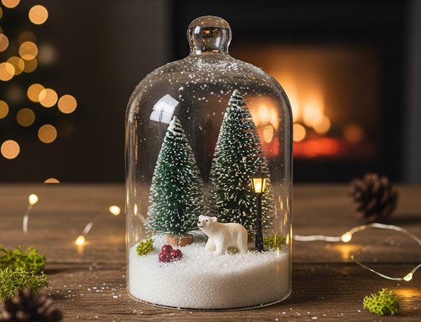 Last-Minute DIY Gift Idea: Winter Terrarium