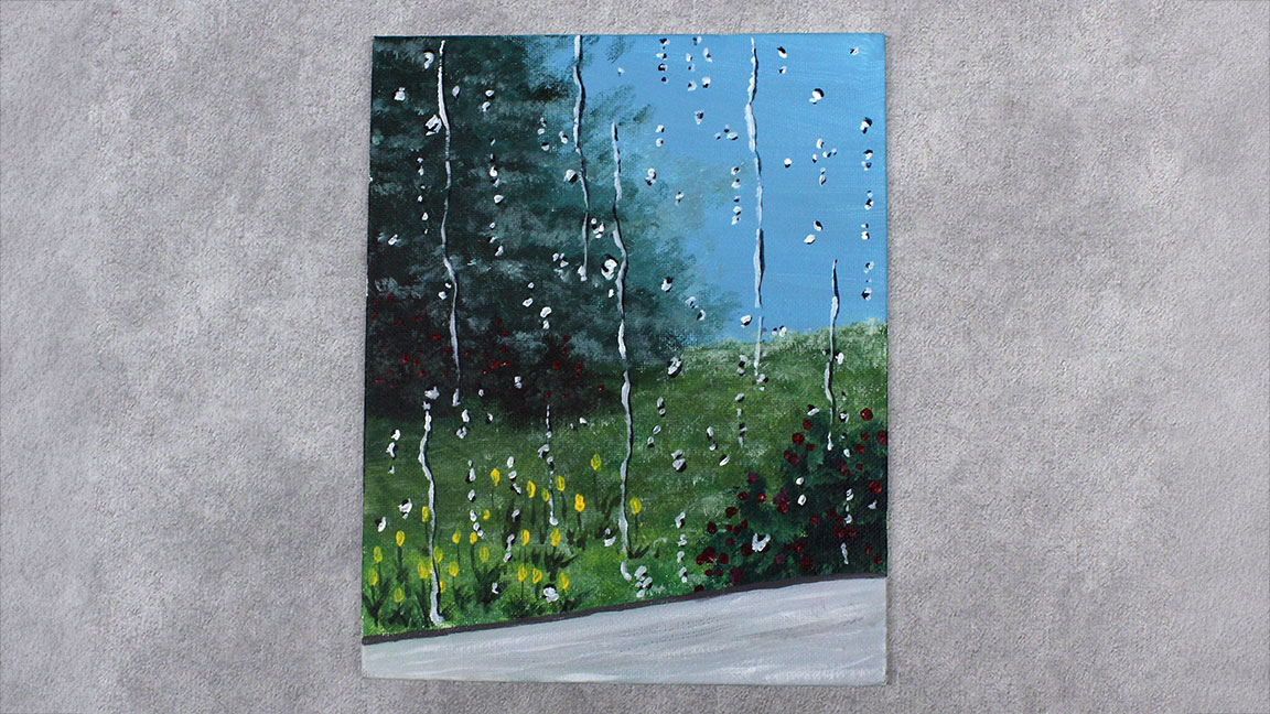 Acrylic Painting Class: Rainy Day