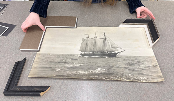 Azalea Ship Story - Preserving Family History in Frames