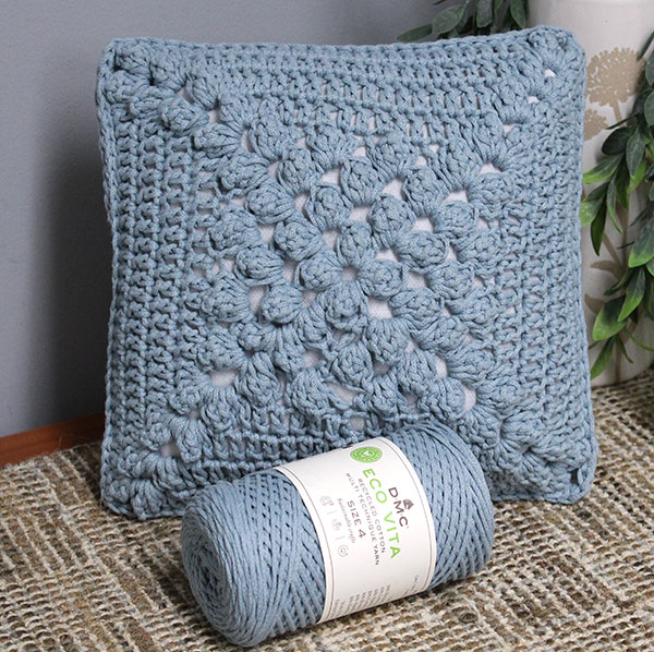 Crochet project idea for intermediate: Pillow Cover