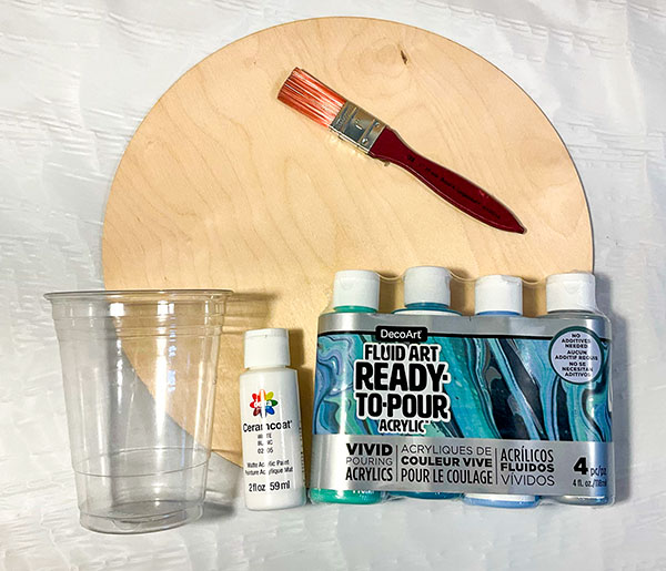 Paint Pouring for Beginners: Supplies required