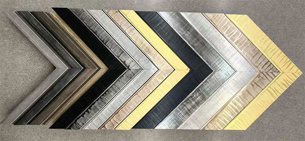 Picture Framing Molding: Modern Metallic