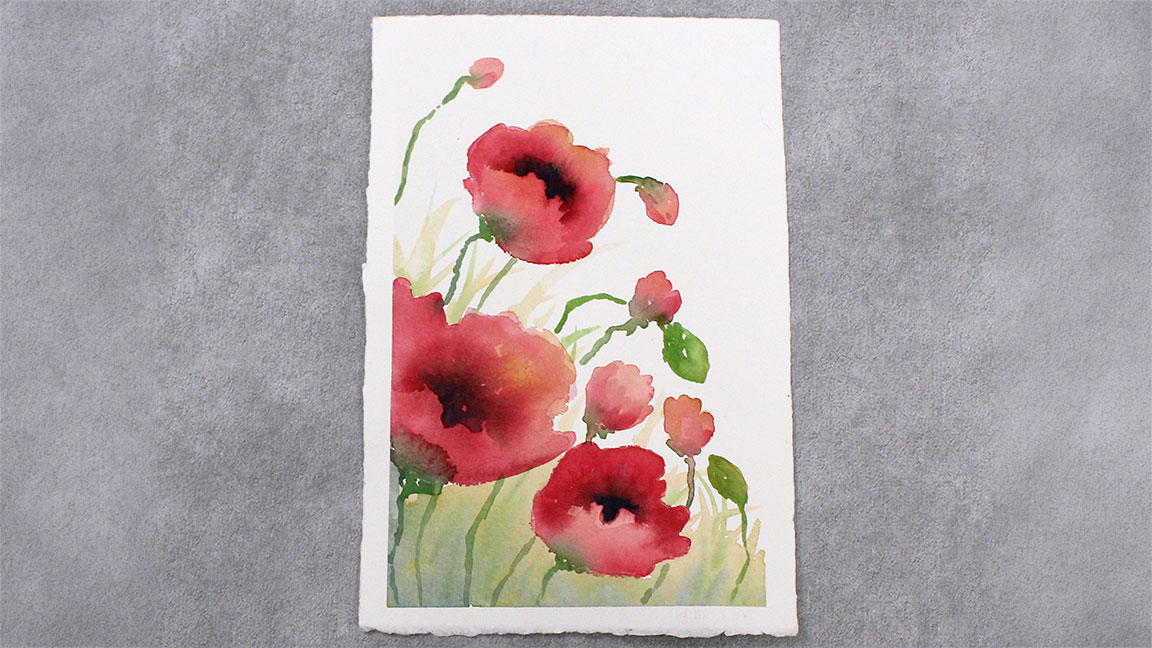 Watercolor Class: Poppies