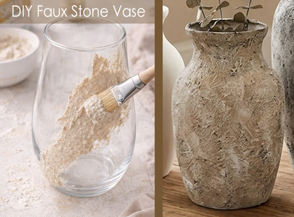 DIY Faux Stone Vase Tutorial