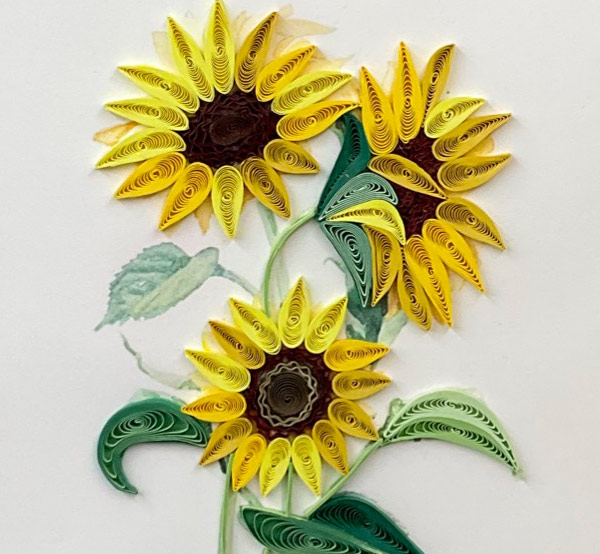 ready-made quilled cards