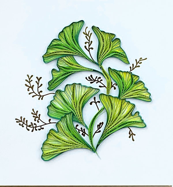 ready-made quilled cards