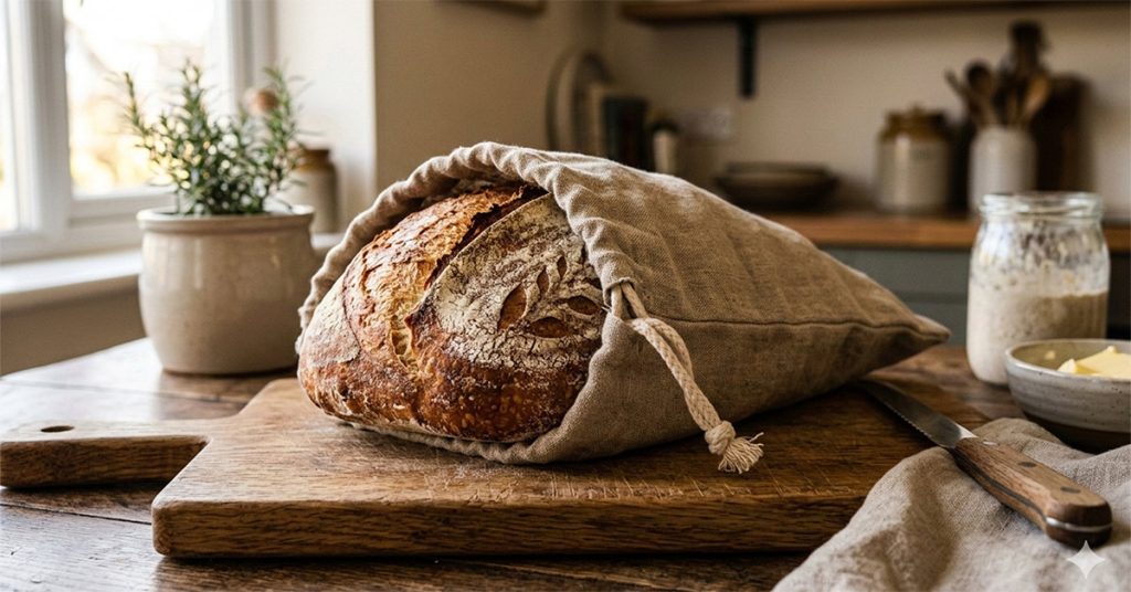How to Sew a Simple Bread Bag - Tutorial