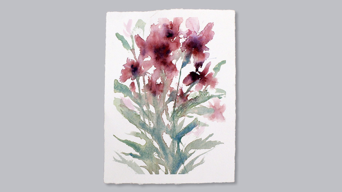 Watercolor Painting Class: Abstract Floral