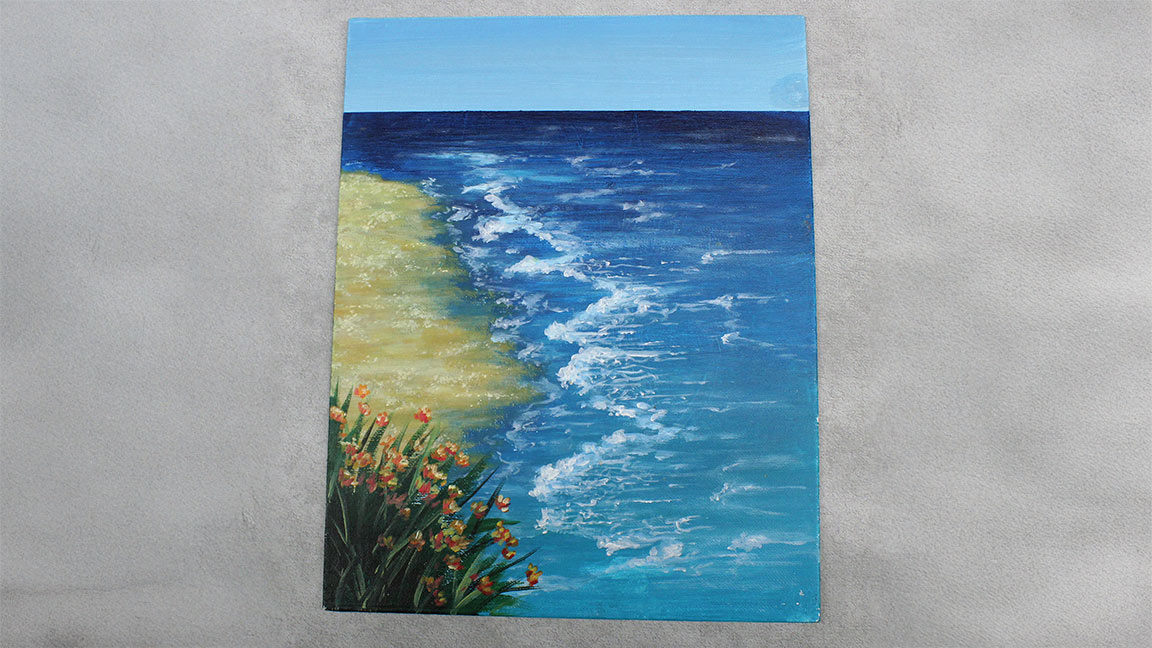 Acrylic Painting Class: Ocean Storm