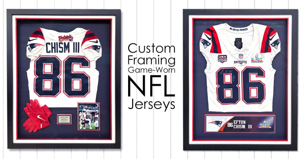 Custom Framing a Game-Worn NFL Jersey