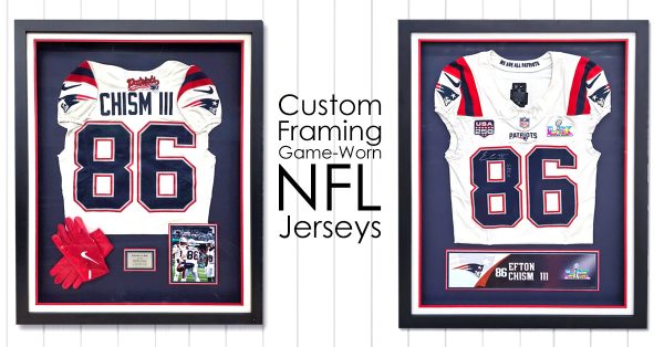 Custom Framing a Game-Worn NFL Jersey