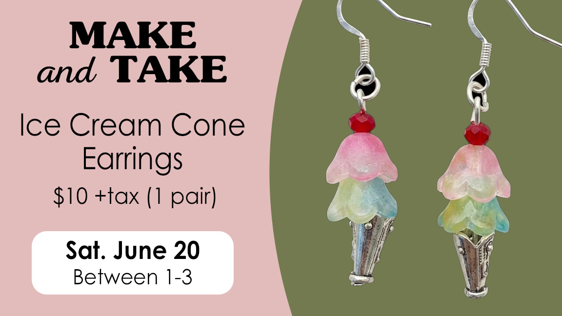 Make & Take: Ice Cream Cone Earrings