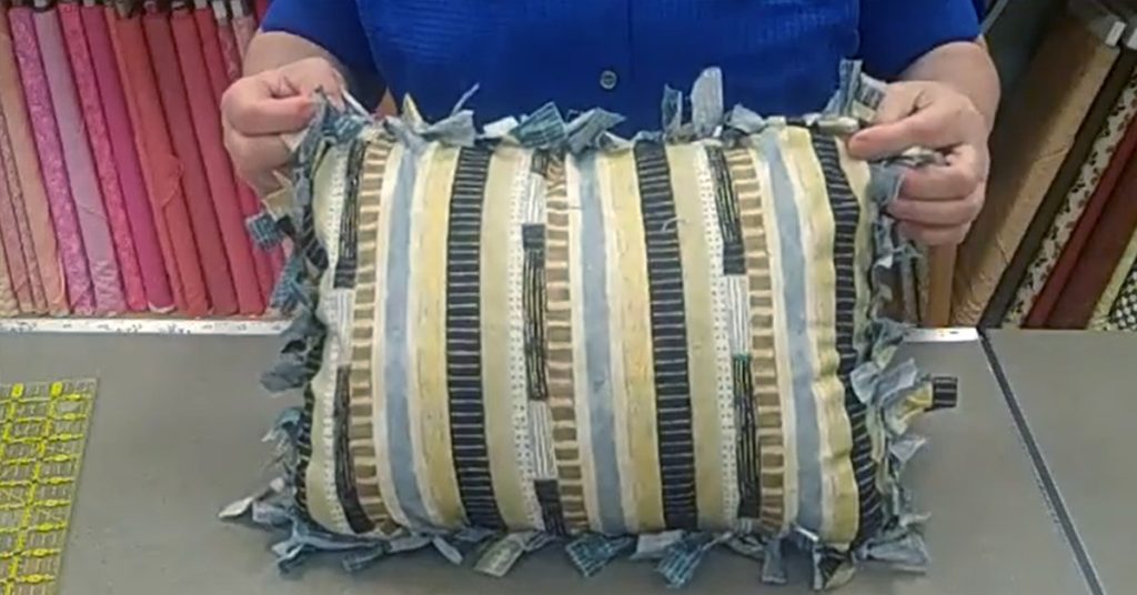 Easy No-Sew Tie Pillow Tutorial for Beginners