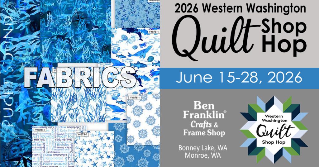 Western Washington Quilt Shop Hop 2026