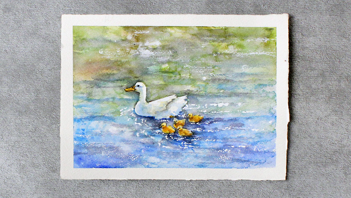 Class: Watercolor Painting - Duck Family