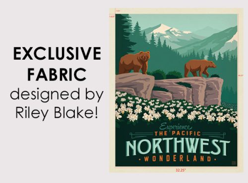 All Pacific Northwest Shop Hop 2025 Fabric by Riley Blake
