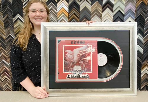 Custom Framed ZZ Top vinyl record