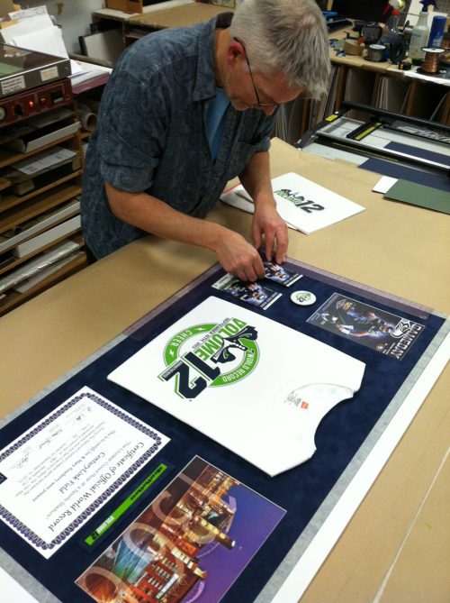 Custom Framed Seahawks 12th Man