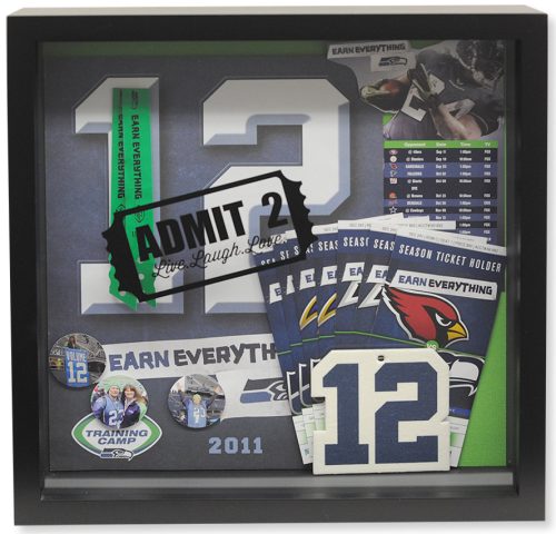 Custom Framed Seahawks 12th Man