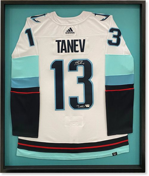 Custom Framed Tanev Jersey