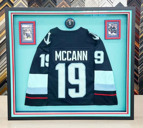 Custom Framed McCann Hockey Jersey