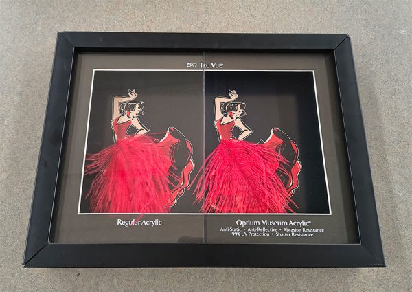 Custom Framing: Acrylic Protection