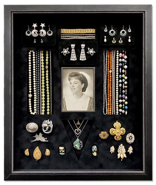Custom Made Shadow Box for Jewelry Collection