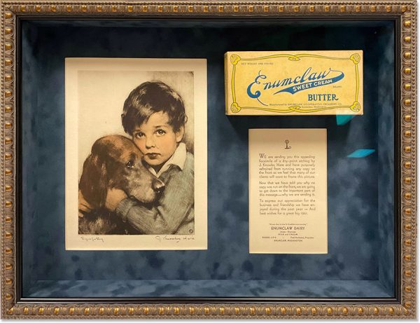 Custom Shadow Box for a 1941 Butter Box