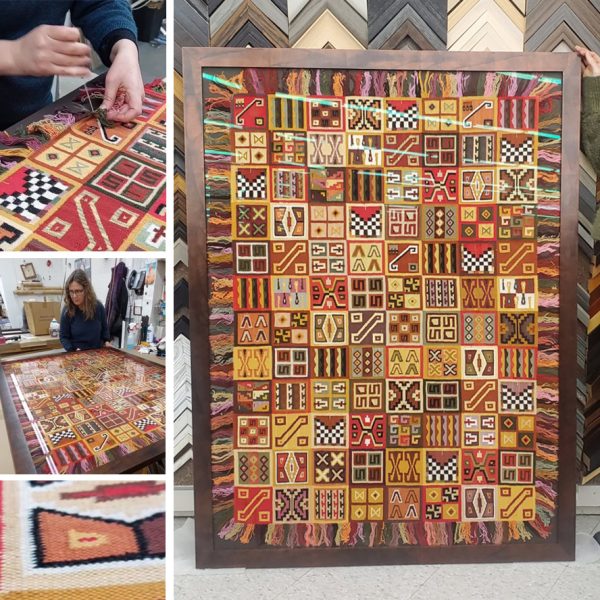 Custom Framed Tapestry